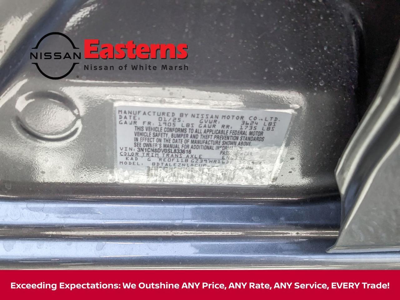 2025 Nissan Versa 1.6 S White Marsh MD