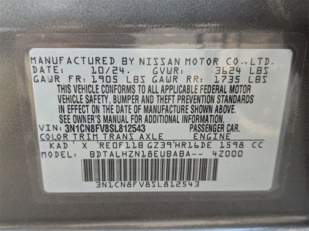 2025 Nissan Versa 1.6 SR Kennesaw GA