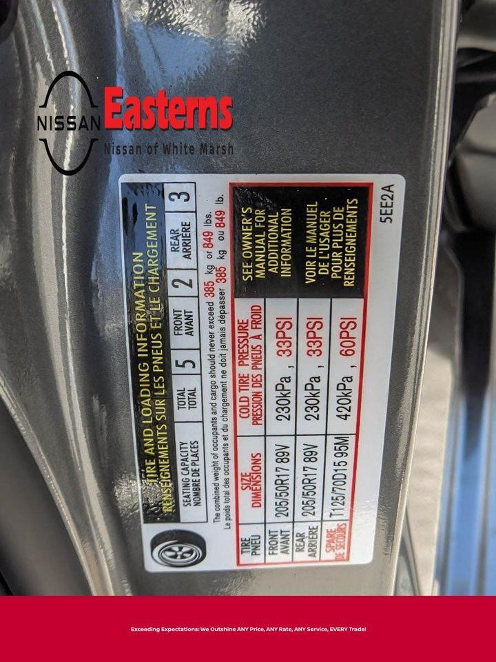 2025 Nissan Versa 1.6 SR White Marsh MD