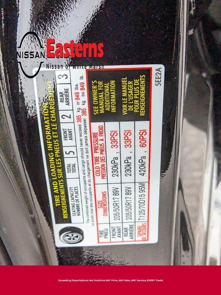 2025 Nissan Versa 1.6 SR White Marsh MD