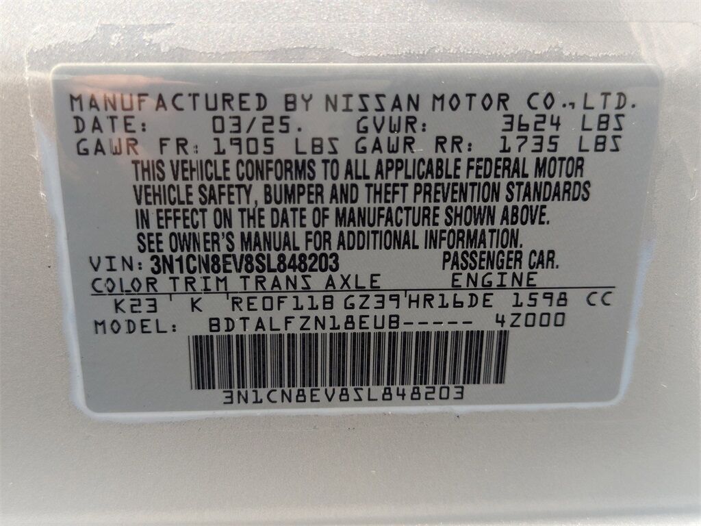 2025 Nissan Versa 1.6 SV Kennesaw GA
