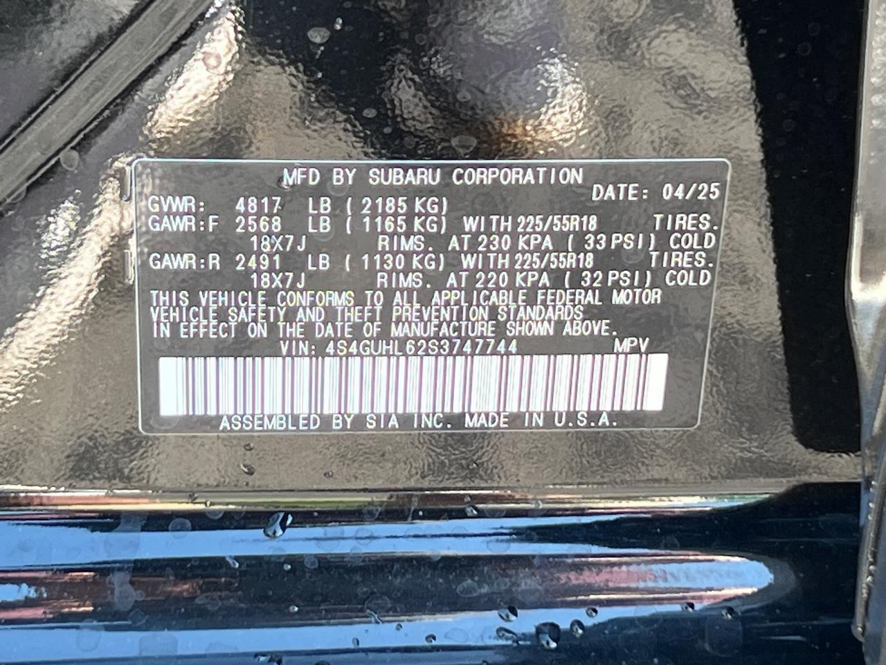 2025 Subaru Crosstrek Limited Hagerstown MD