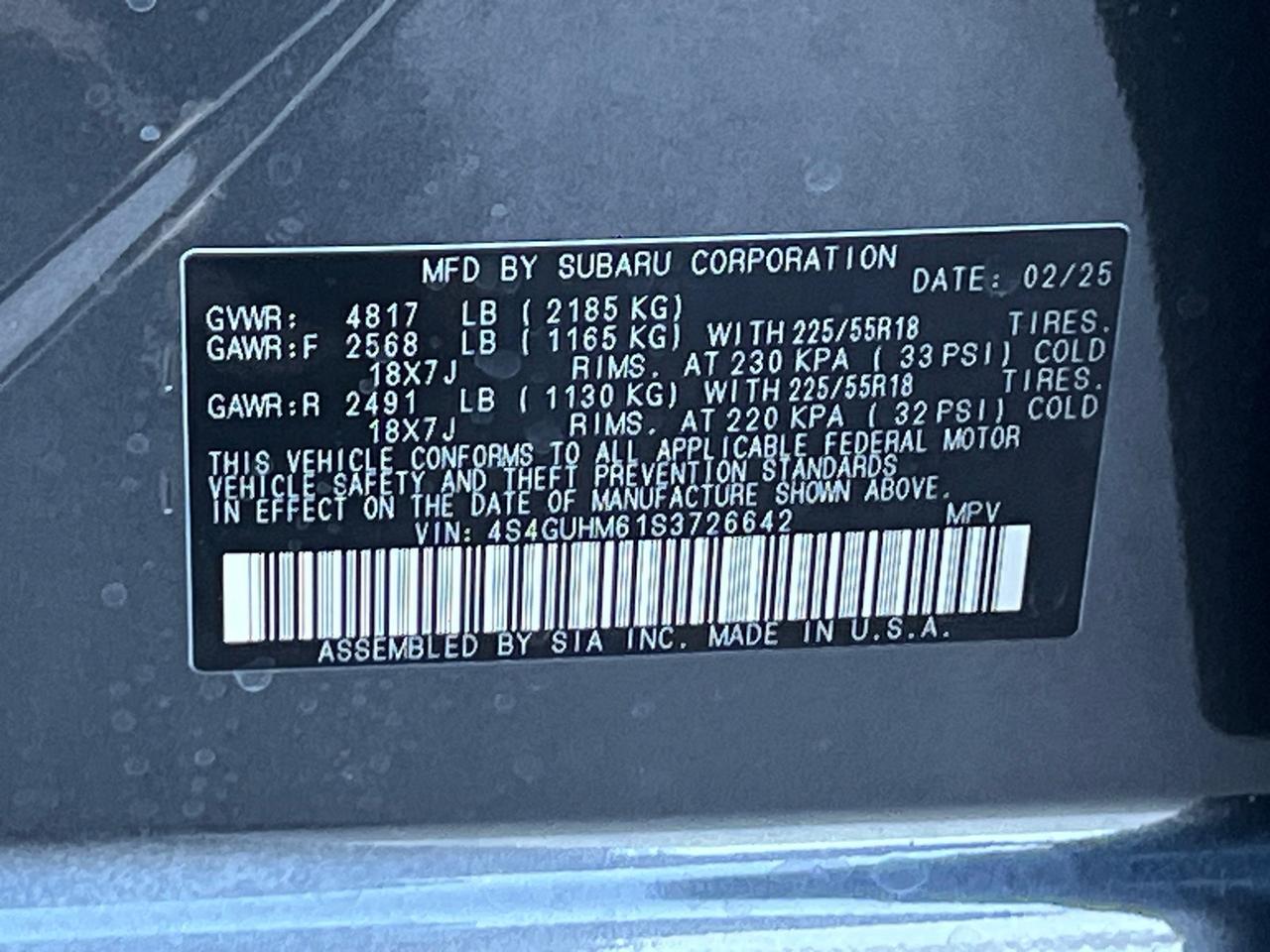 2025 Subaru Crosstrek Limited Hagerstown MD