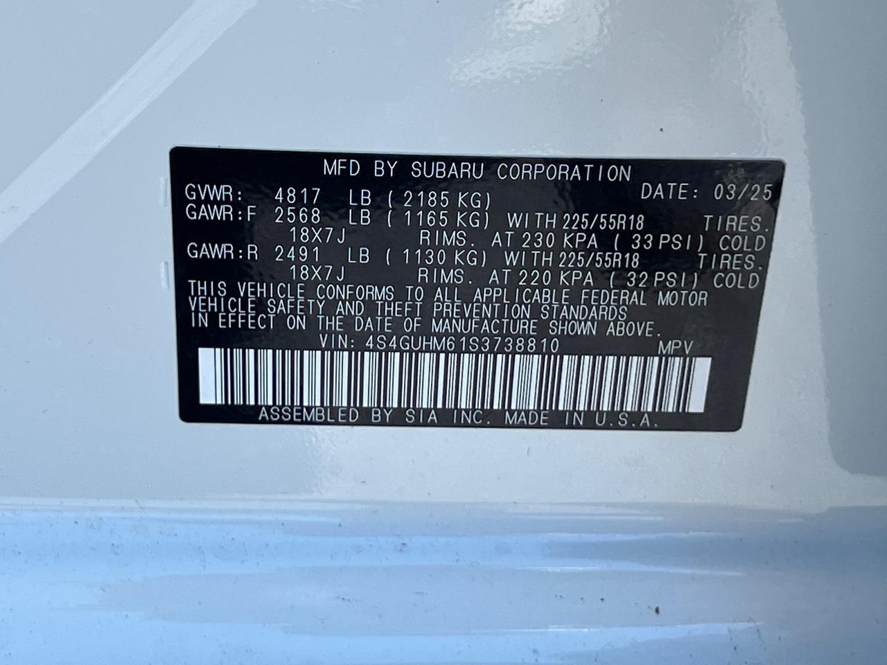 2025 Subaru Crosstrek Limited Hagerstown MD