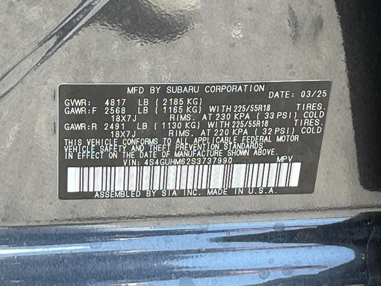 2025 Subaru Crosstrek Limited Hagerstown MD