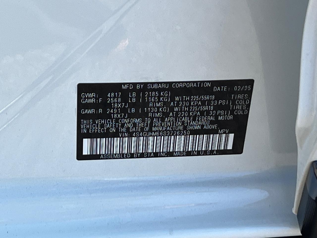 2025 Subaru Crosstrek Limited Hagerstown MD