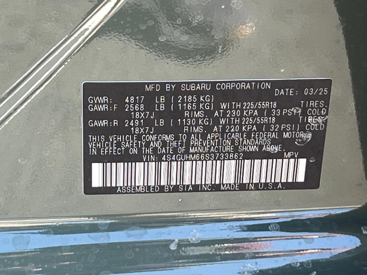 2025 Subaru Crosstrek Limited Hagerstown MD