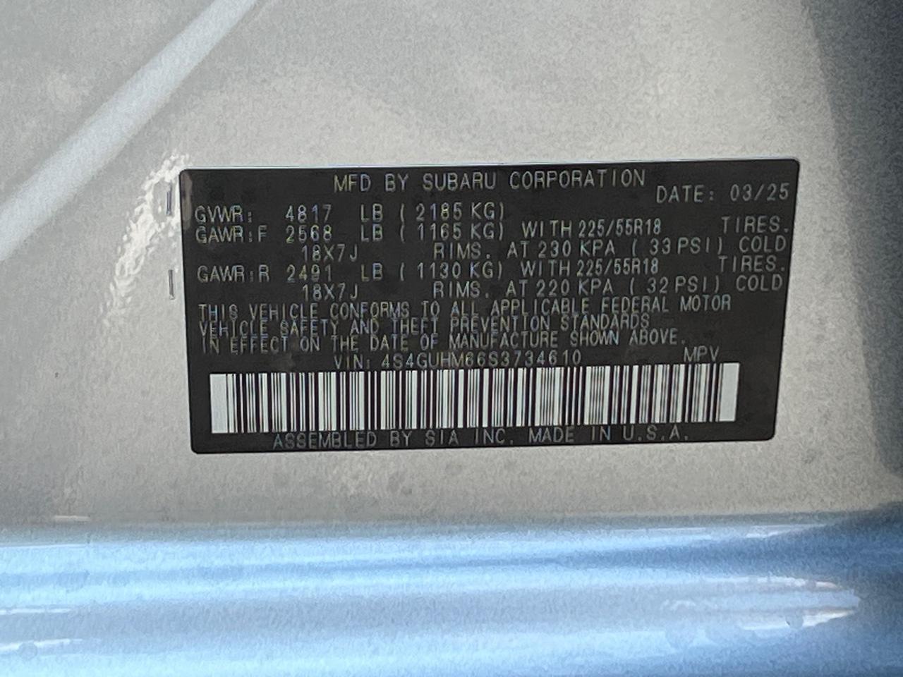 2025 Subaru Crosstrek Limited Hagerstown MD