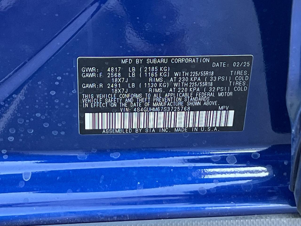 2025 Subaru Crosstrek Limited Hagerstown MD