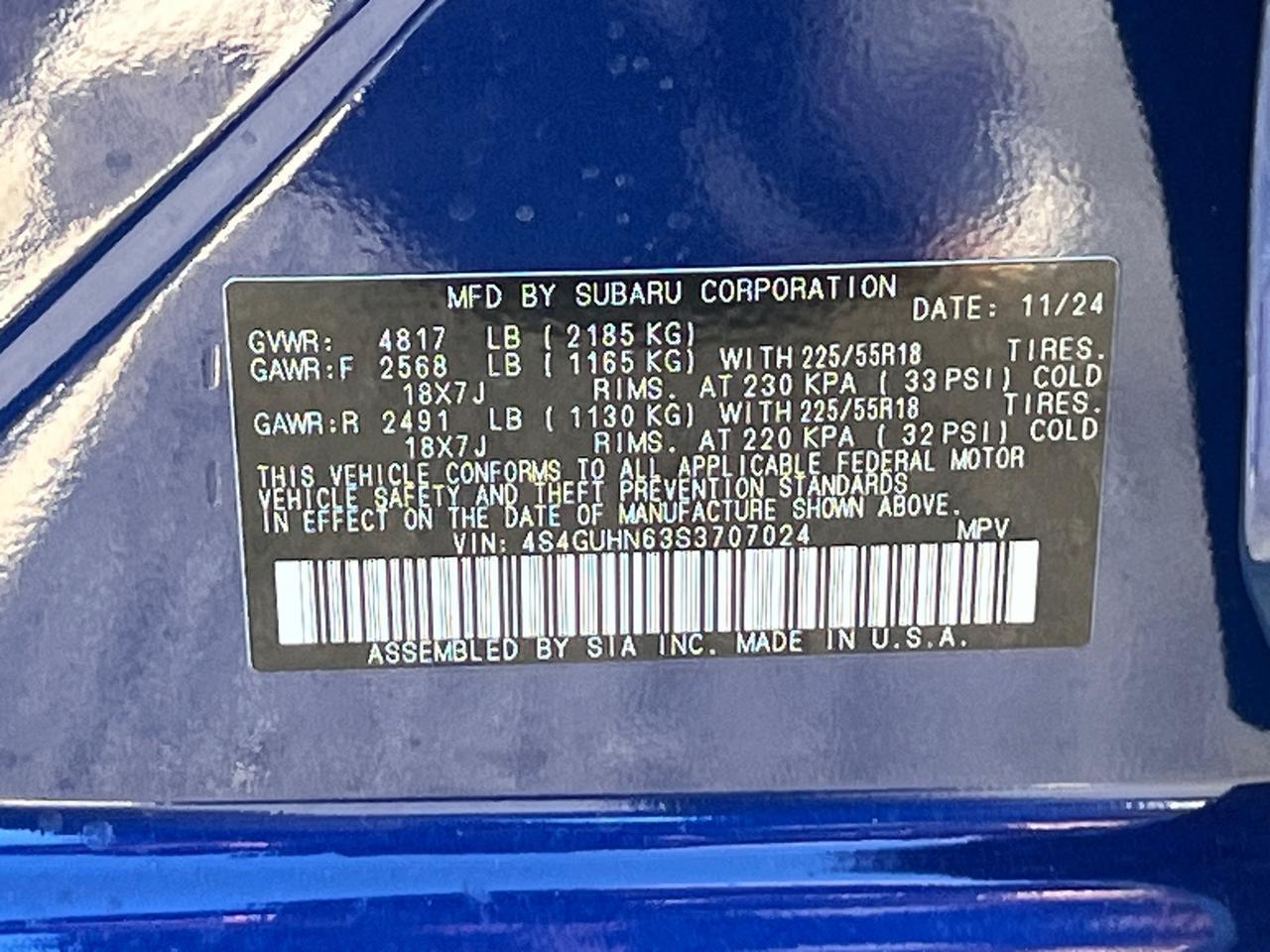 2025 Subaru Crosstrek Limited Hagerstown MD