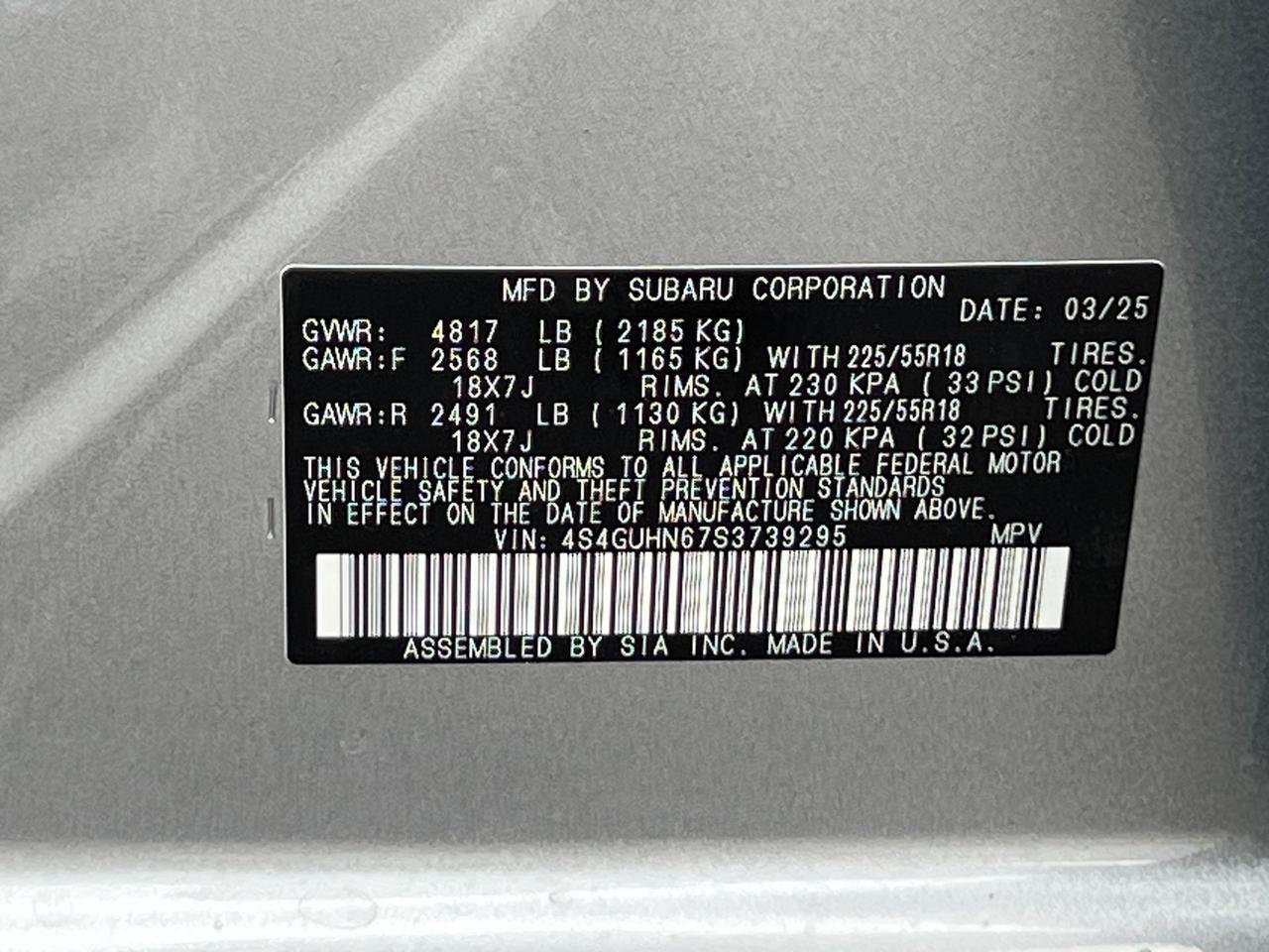 2025 Subaru Crosstrek Limited Hagerstown MD