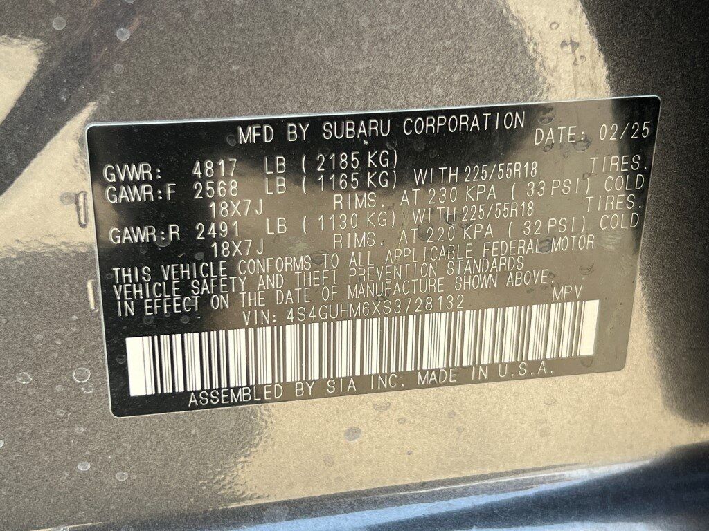 2025 Subaru Crosstrek Limited Springfield VA