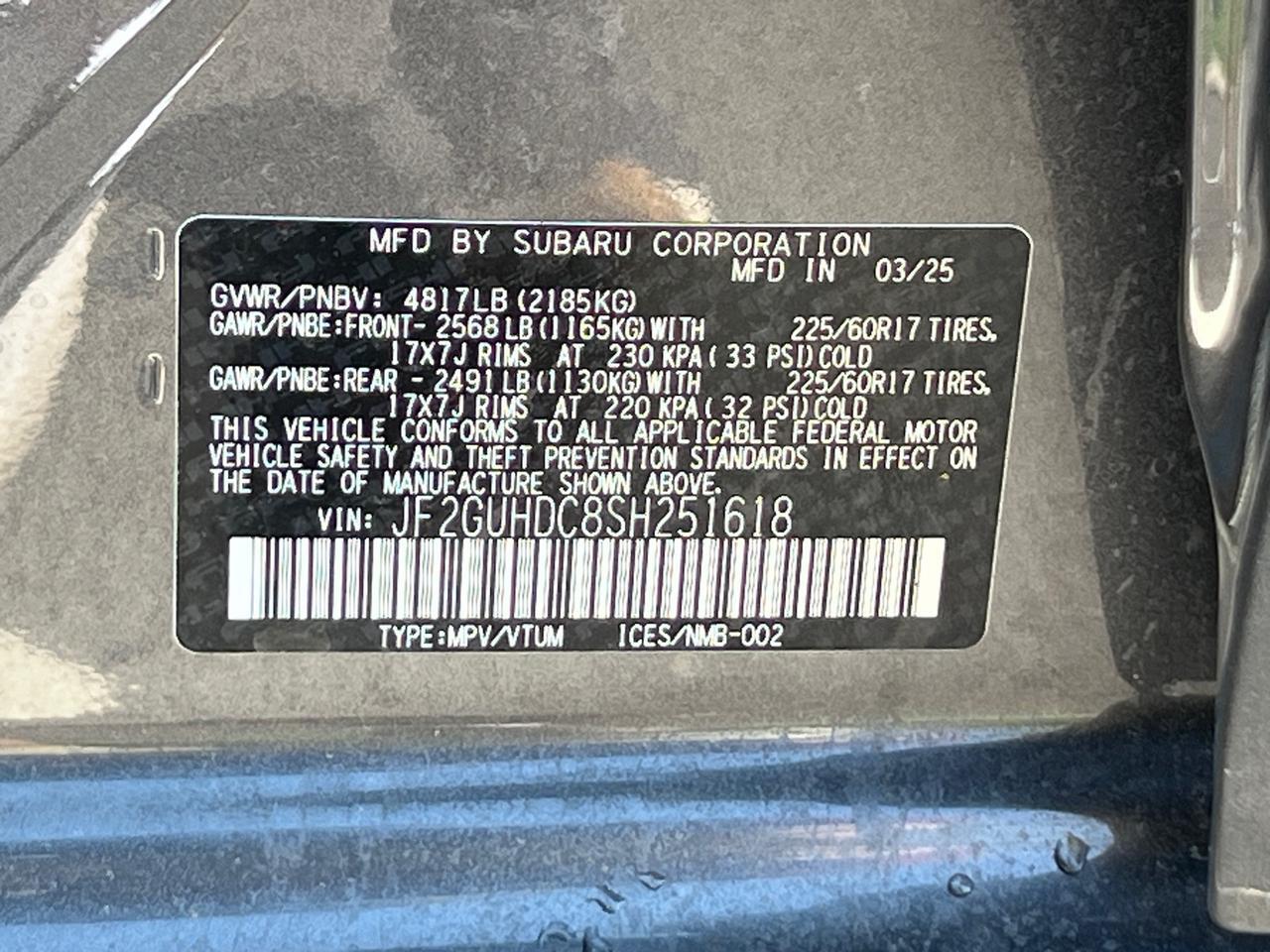 2025 Subaru Crosstrek Premium Hagerstown MD