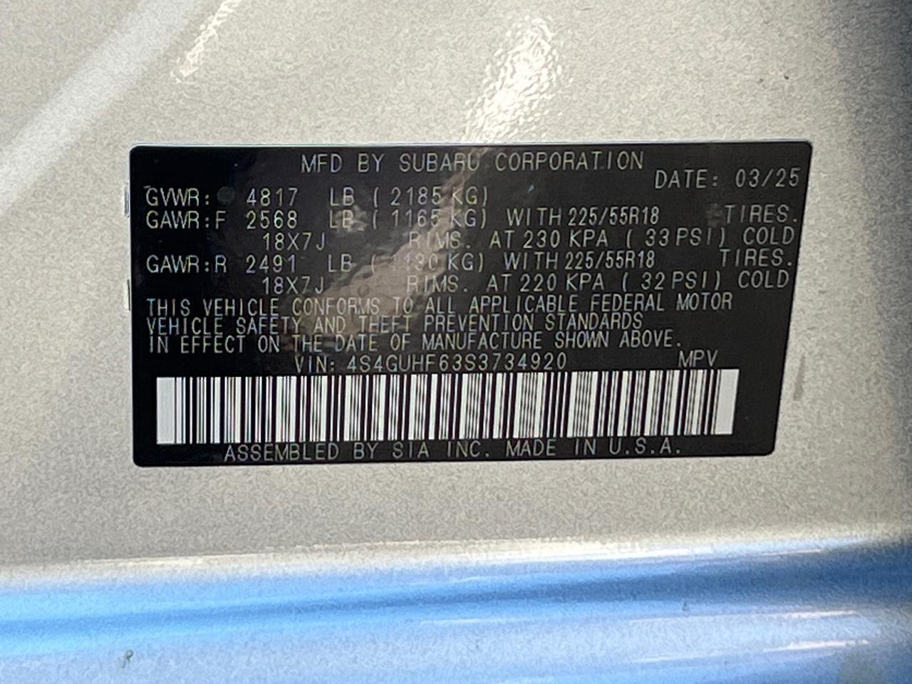 2025 Subaru Crosstrek Sport Hagerstown MD