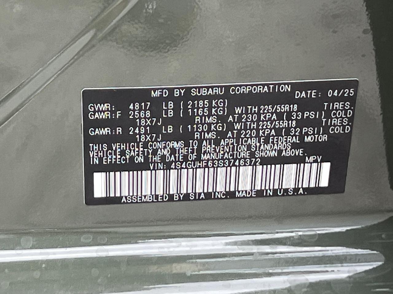 2025 Subaru Crosstrek Sport Hagerstown MD