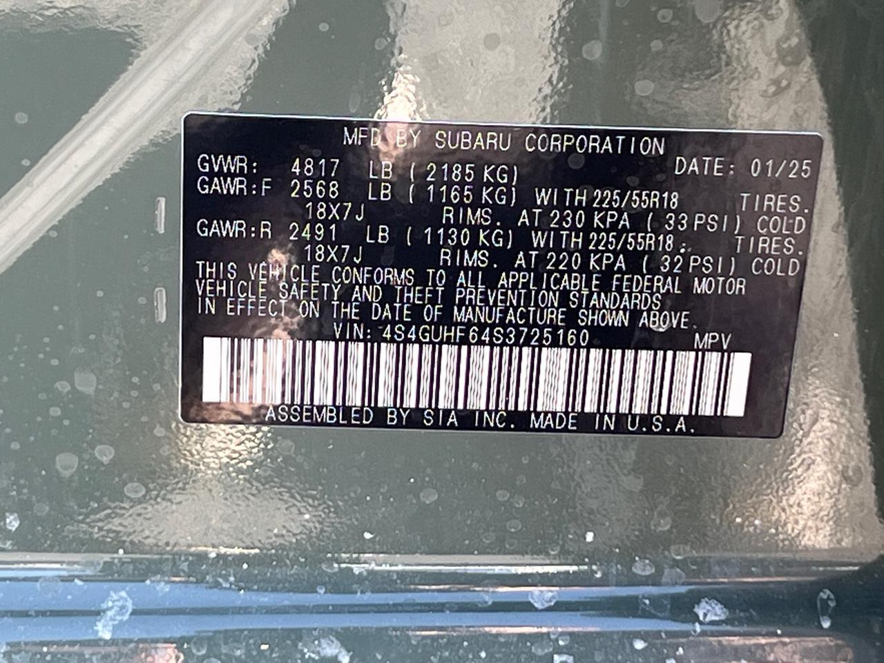 2025 Subaru Crosstrek Sport Hagerstown MD