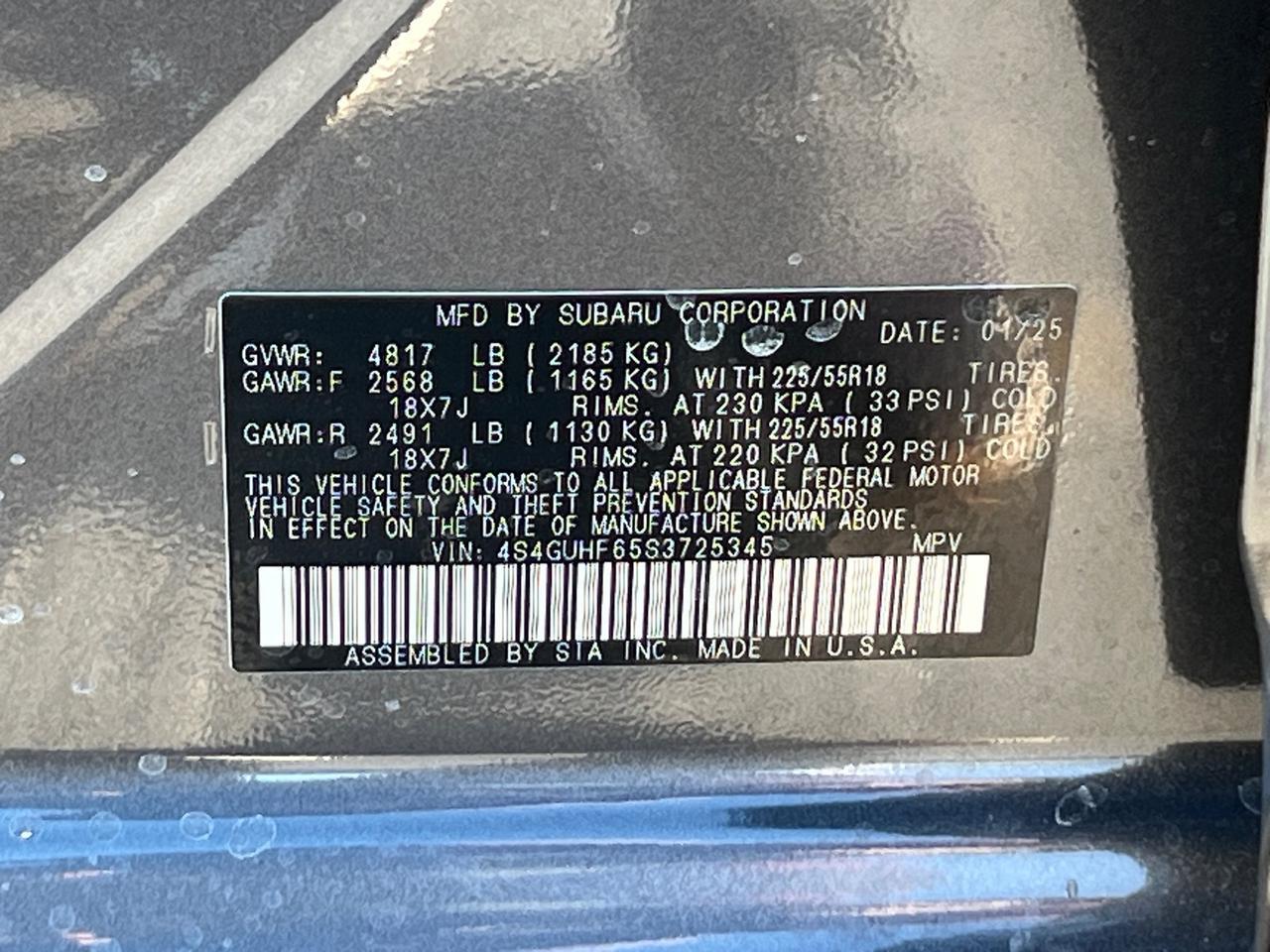 2025 Subaru Crosstrek Sport Hagerstown MD