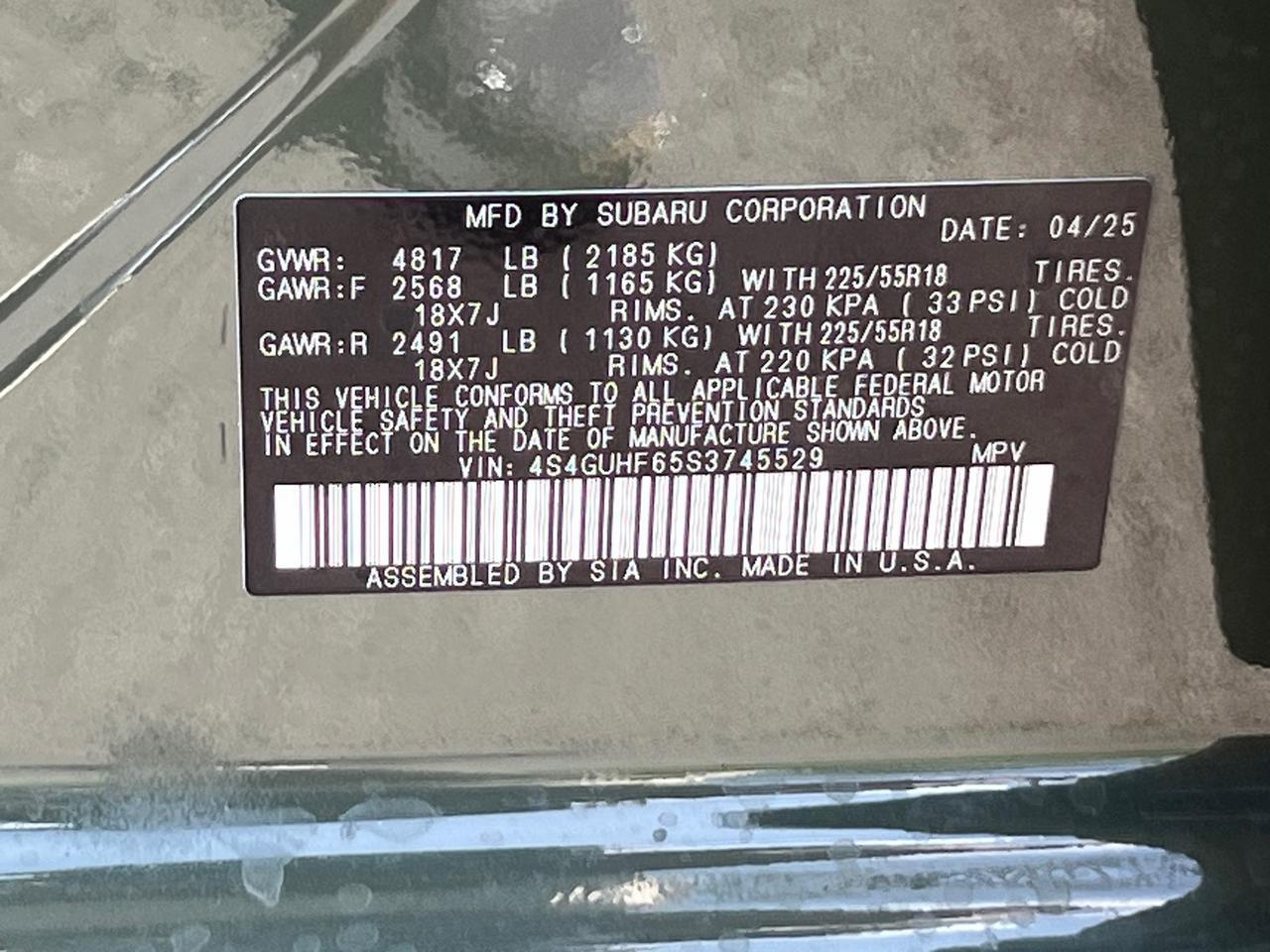 2025 Subaru Crosstrek Sport Hagerstown MD