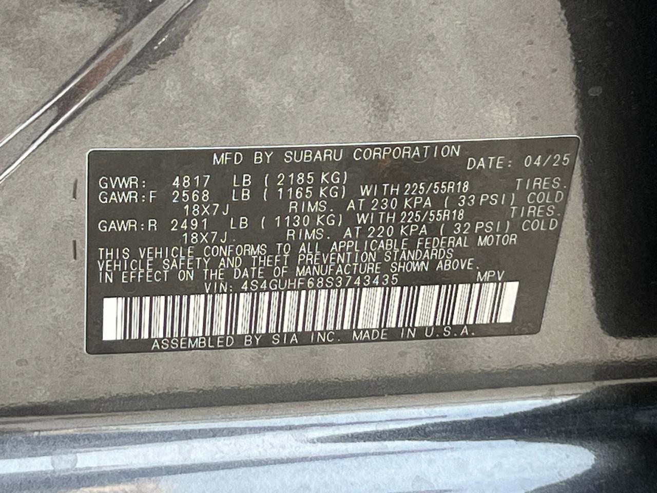 2025 Subaru Crosstrek Sport Hagerstown MD