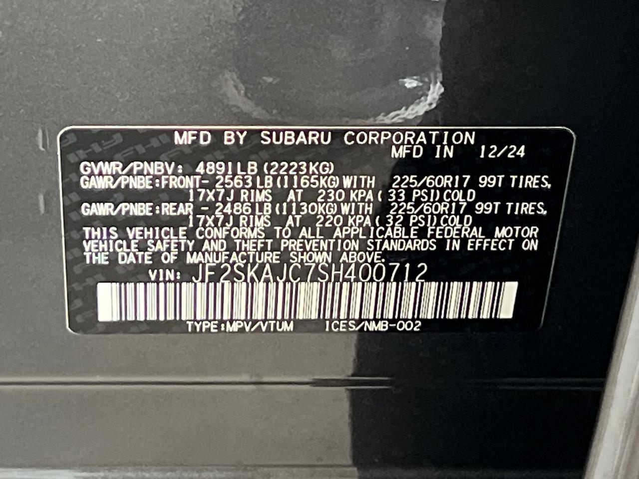 2025 Subaru Forester Wilderness Hagerstown MD