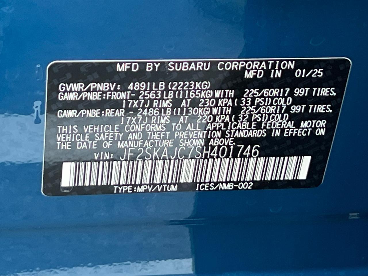 2025 Subaru Forester Wilderness Hagerstown MD