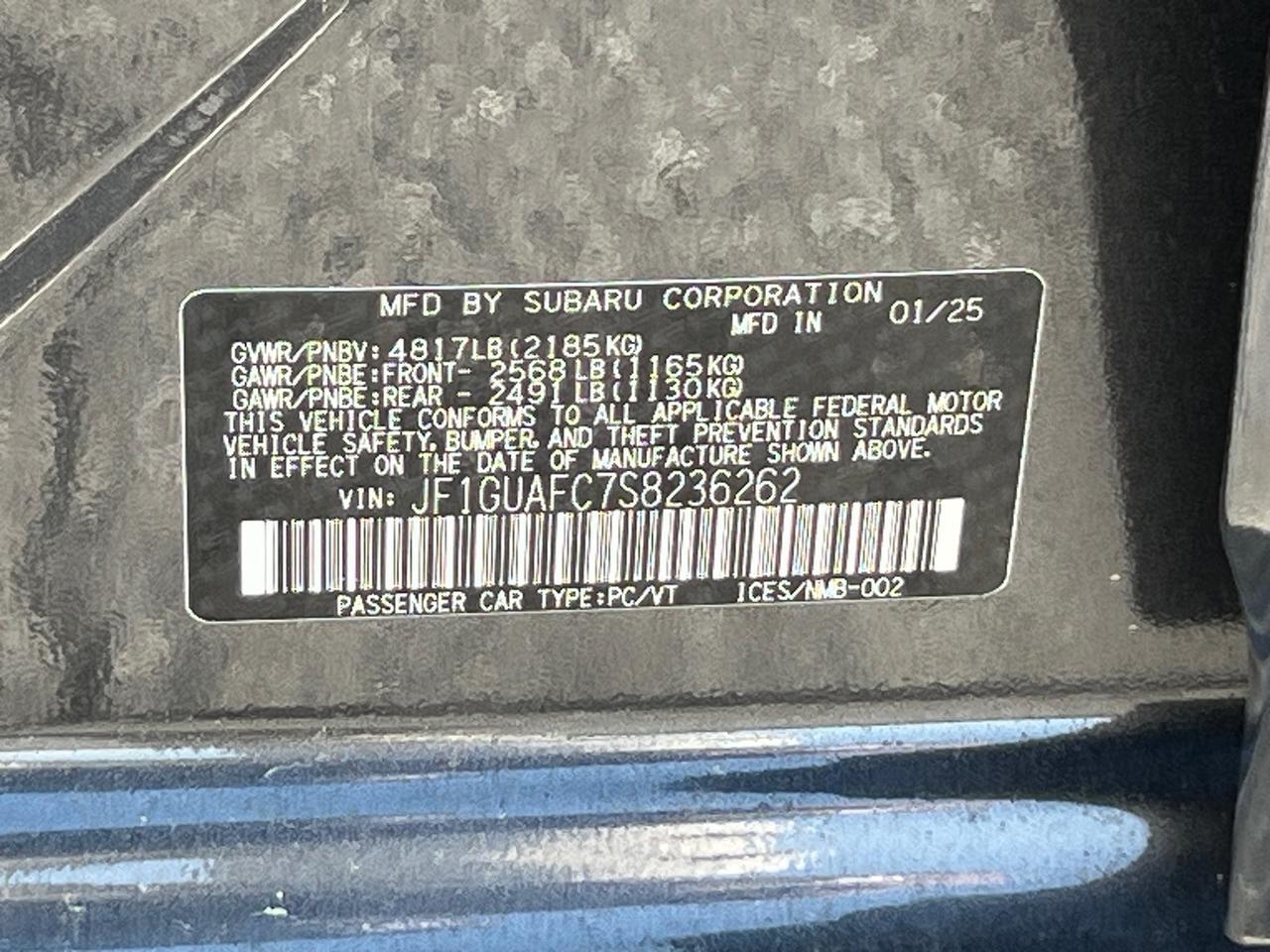 2025 Subaru Impreza Sport Hagerstown MD