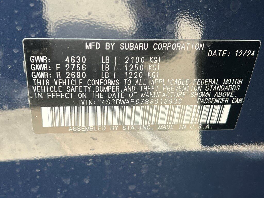 2025 Subaru Legacy Premium Springfield VA