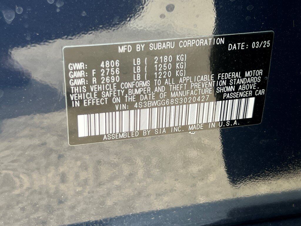 2025 Subaru Legacy Sport Springfield VA