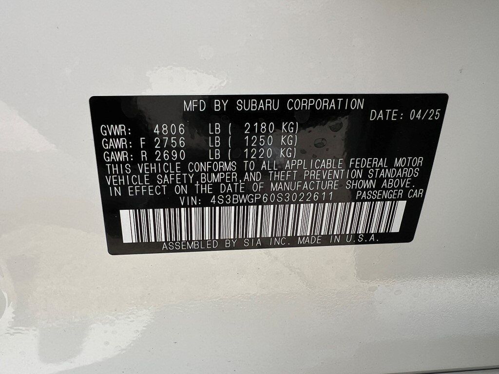 2025 Subaru Legacy Touring XT Springfield VA