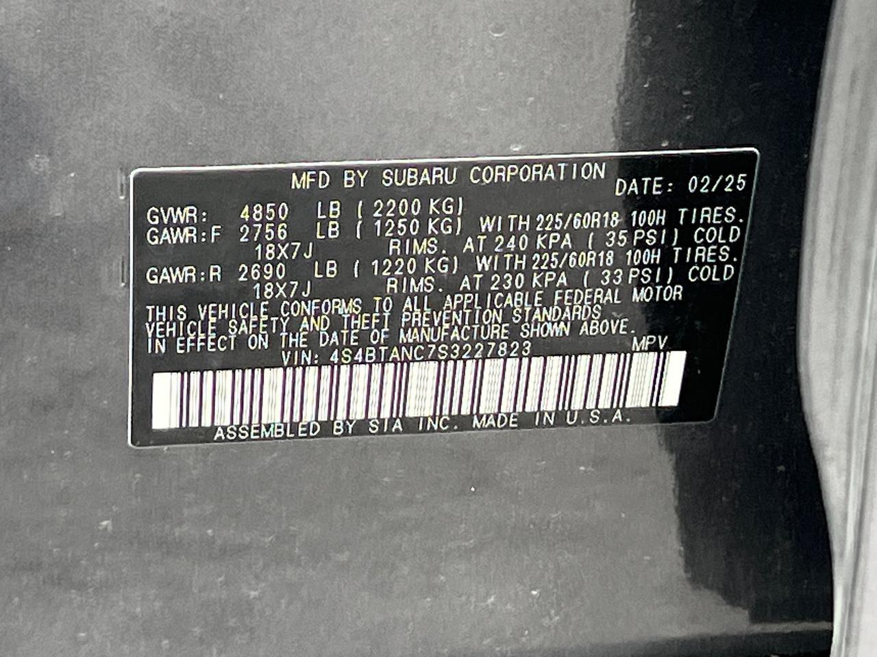 2025 Subaru Outback Limited Hagerstown MD