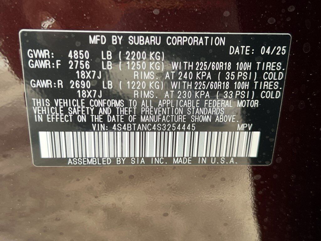 2025 Subaru Outback Limited Springfield VA