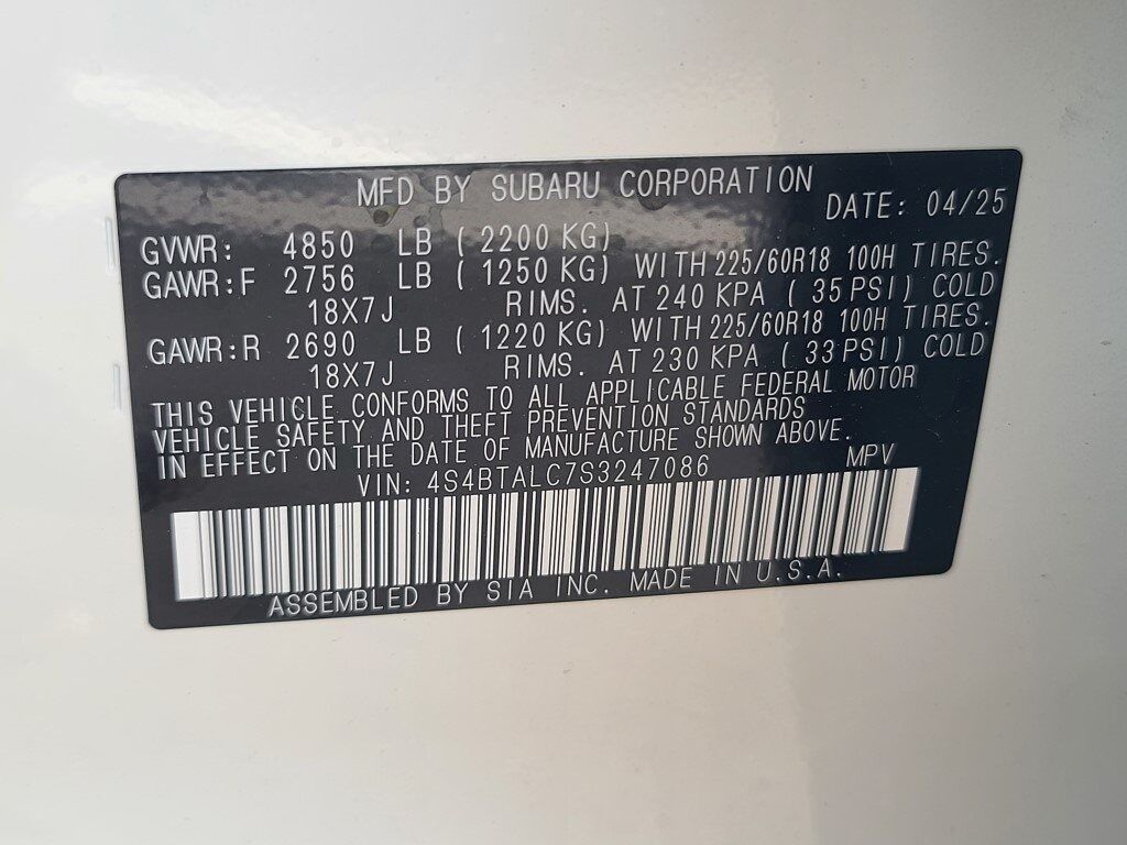 2025 Subaru Outback Onyx Edition Springfield VA