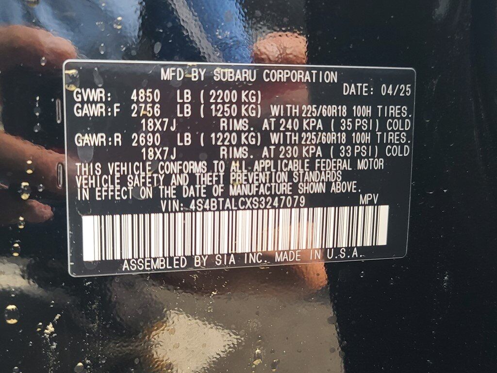 2025 Subaru Outback Onyx Edition Springfield VA