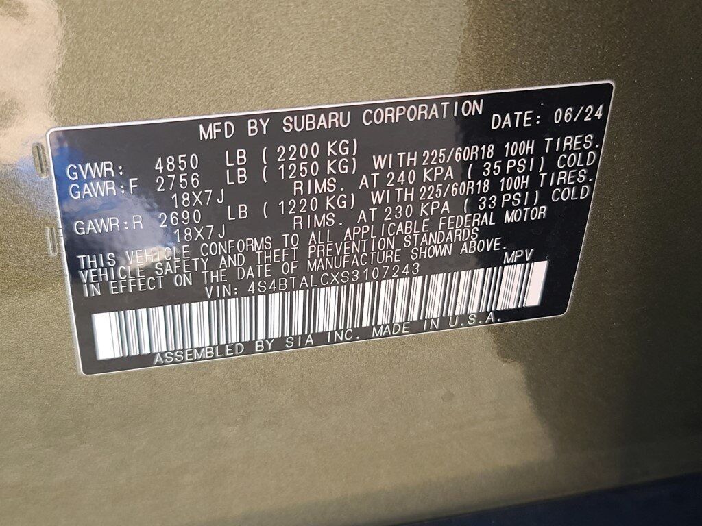 2025 Subaru Outback Onyx Edition Springfield VA