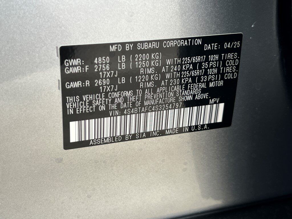 2025 Subaru Outback Premium Springfield VA