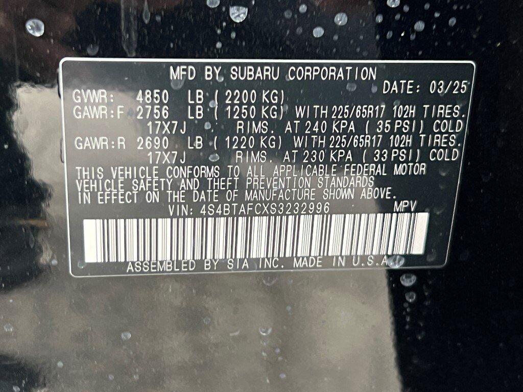 2025 Subaru Outback Premium Springfield VA