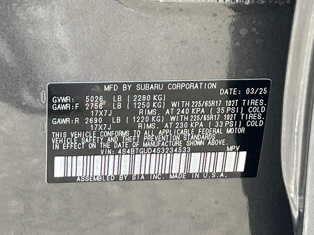 2025 Subaru Outback Wilderness Hagerstown MD