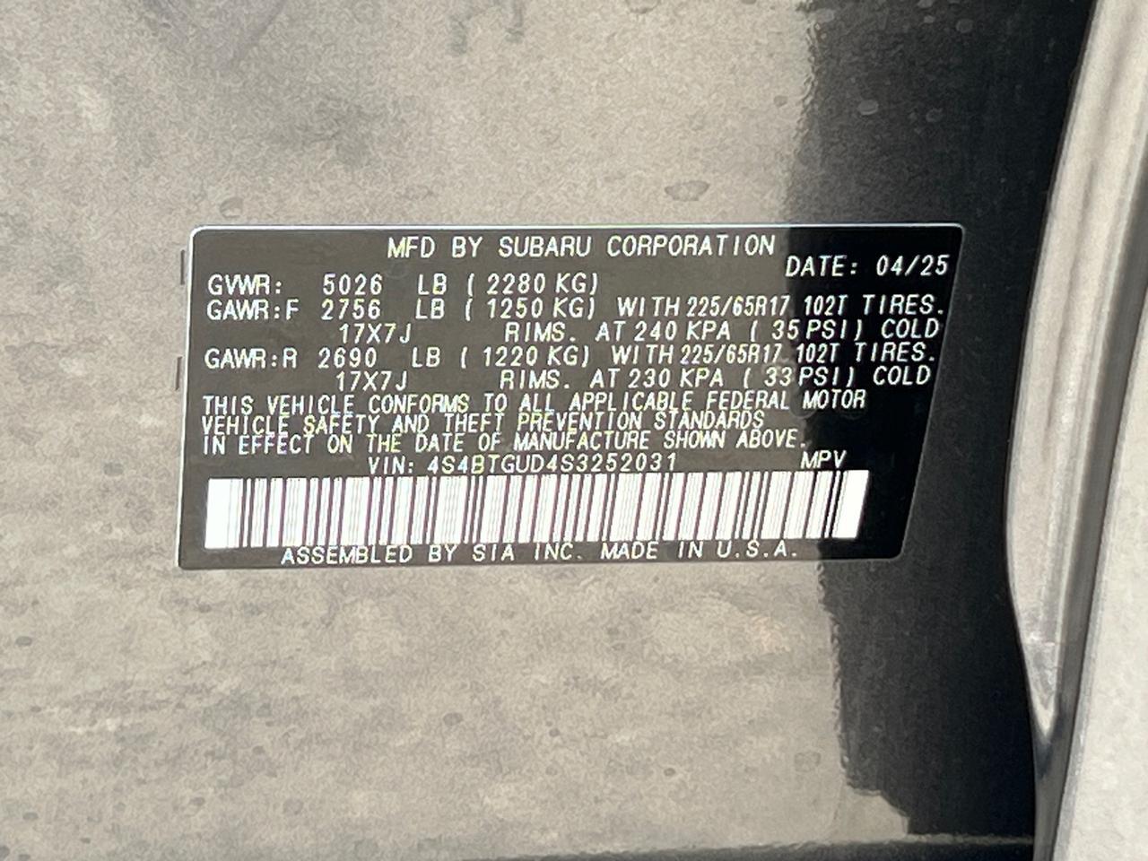 2025 Subaru Outback Wilderness Hagerstown MD