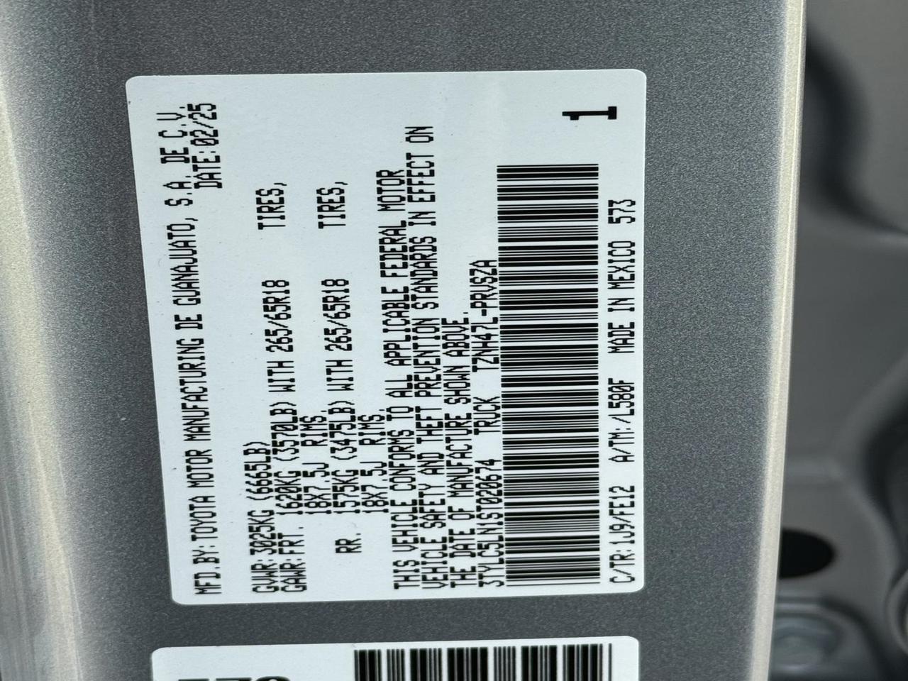 2025 Toyota Tacoma Hybrid TRD Sport Fredericksburg VA