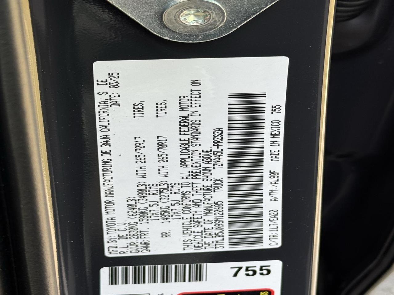 2025 Toyota Tacoma TRD Off-Road Fredericksburg VA