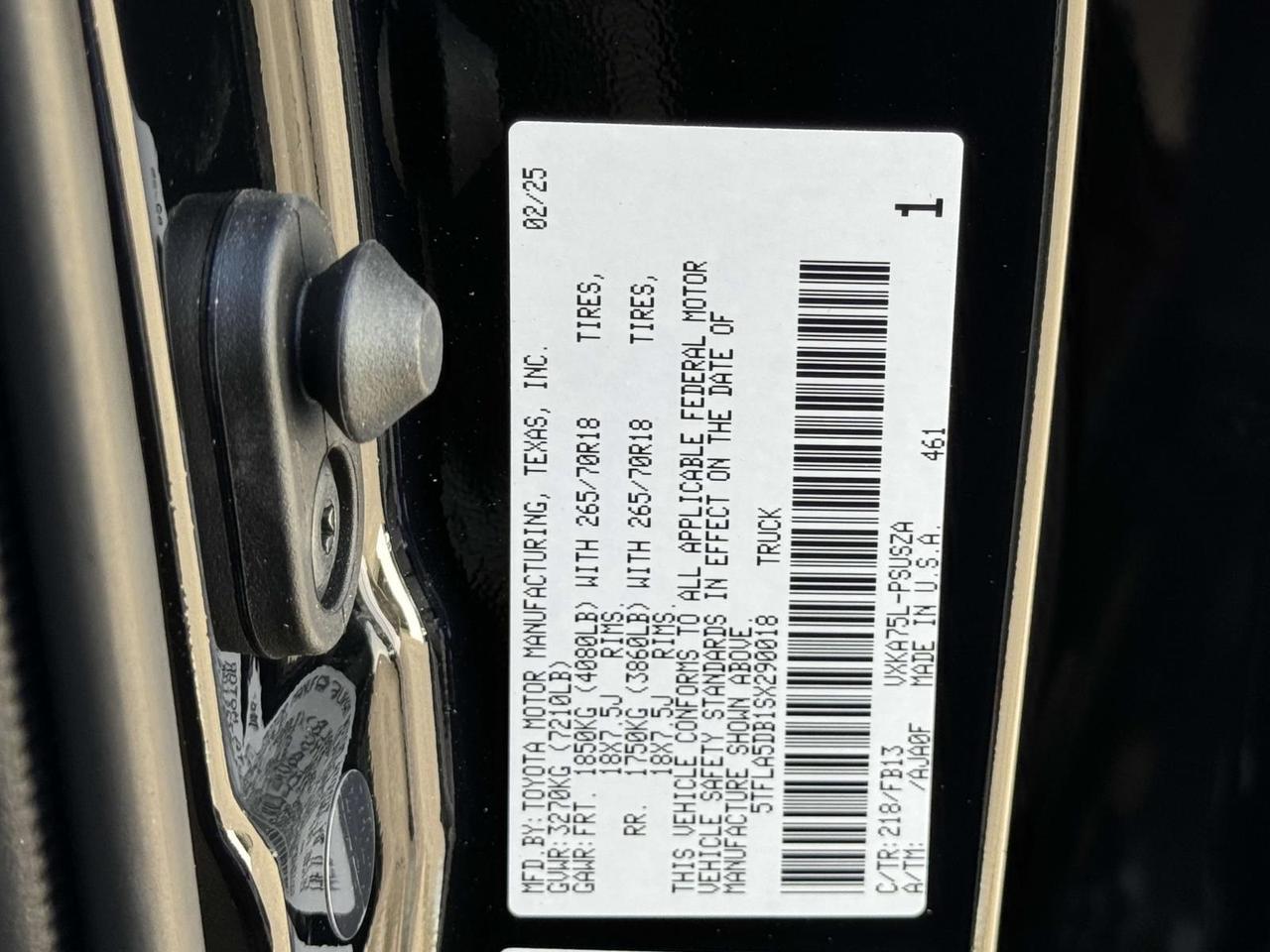 2025 Toyota Tundra SR5 Fredericksburg VA