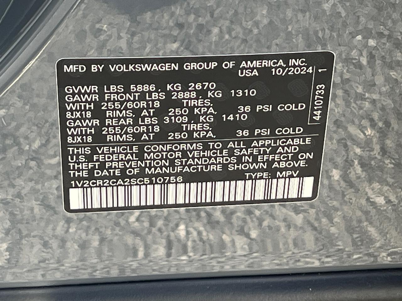 2025 Volkswagen Atlas 2.0T Peak Edition SE Hagerstown MD