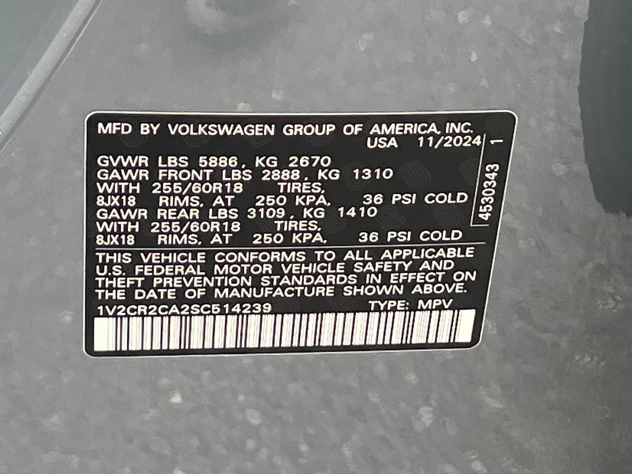 2025 Volkswagen Atlas 2.0T Peak Edition SE Hagerstown MD