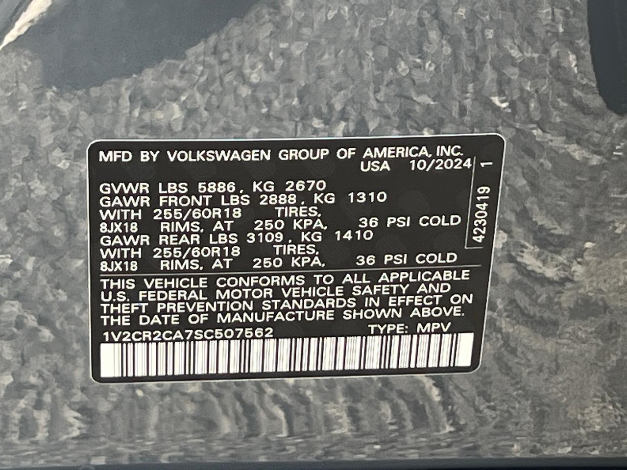 2025 Volkswagen Atlas 2.0T Peak Edition SE Hagerstown MD