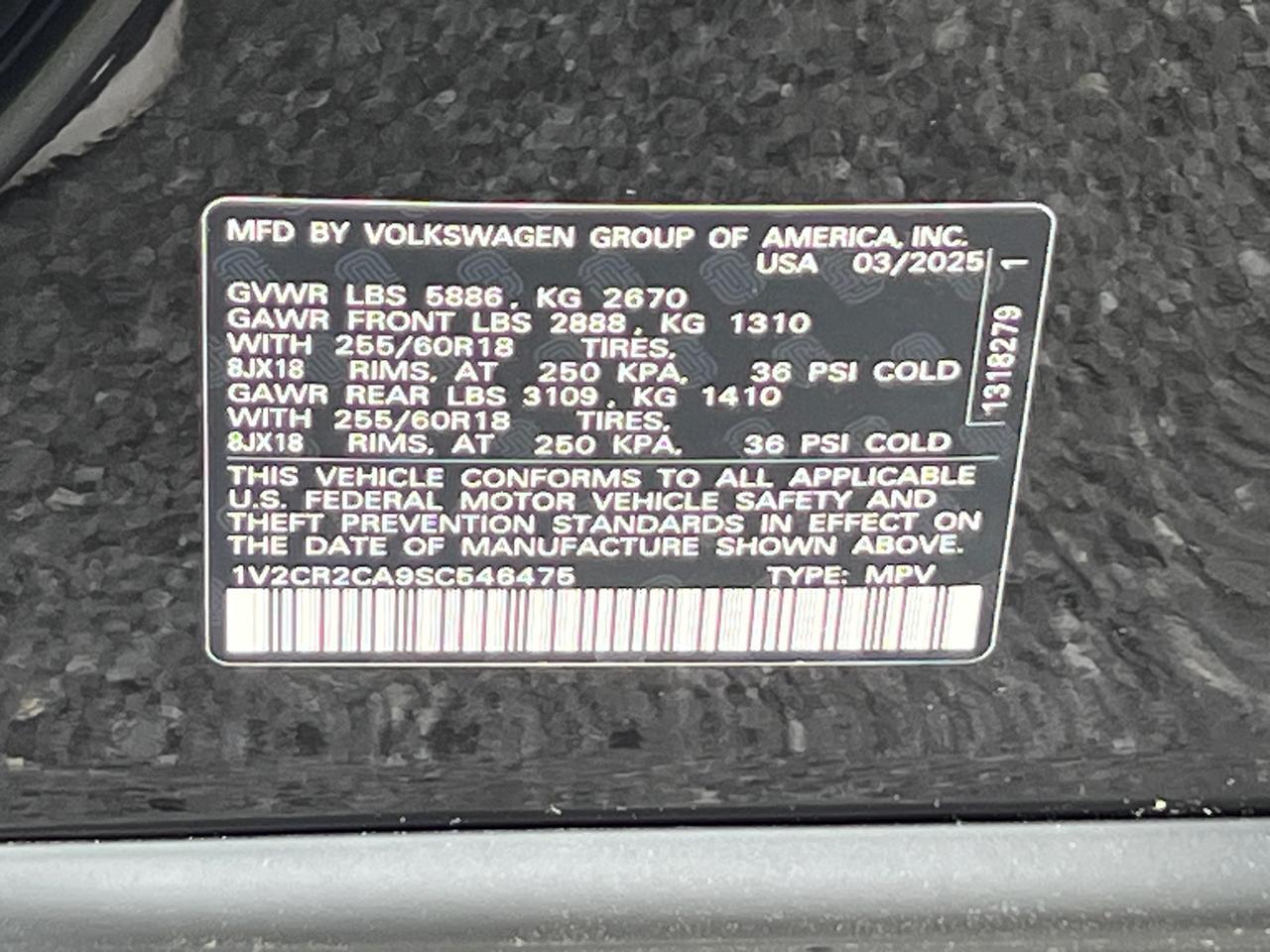 2025 Volkswagen Atlas 2.0T Peak Edition SE Hagerstown MD