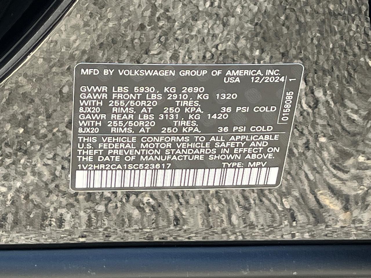 2025 Volkswagen Atlas 2.0T SE w/Technology Hagerstown MD