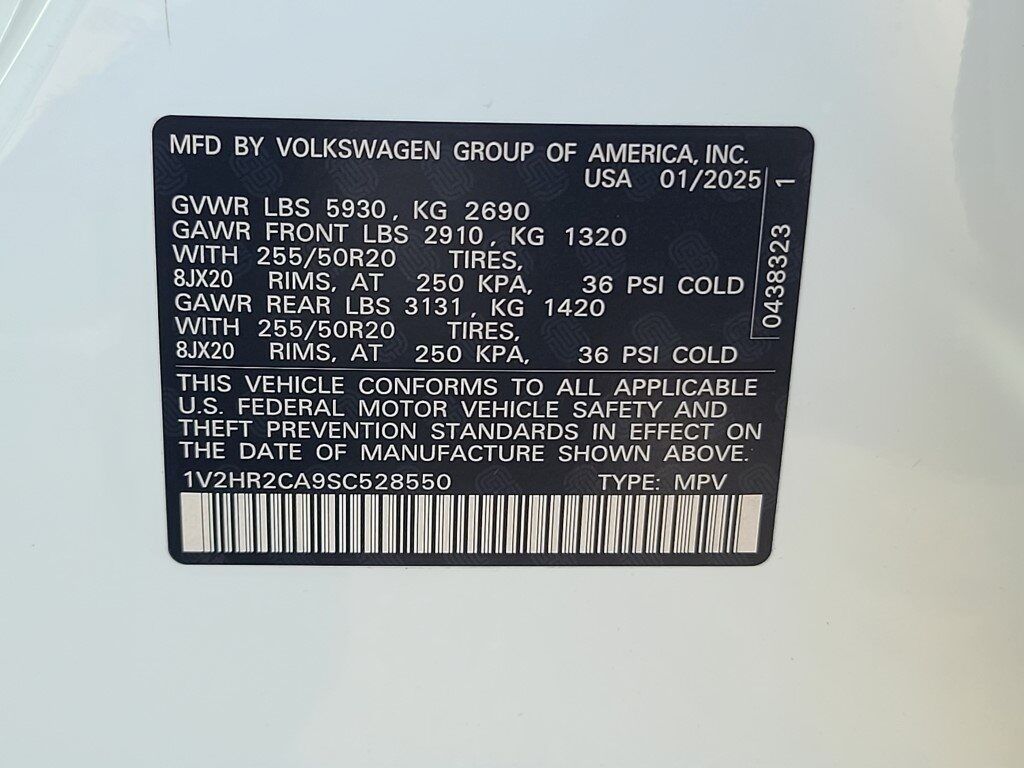 2025 Volkswagen Atlas 2.0T SE w/Technology Springfield VA
