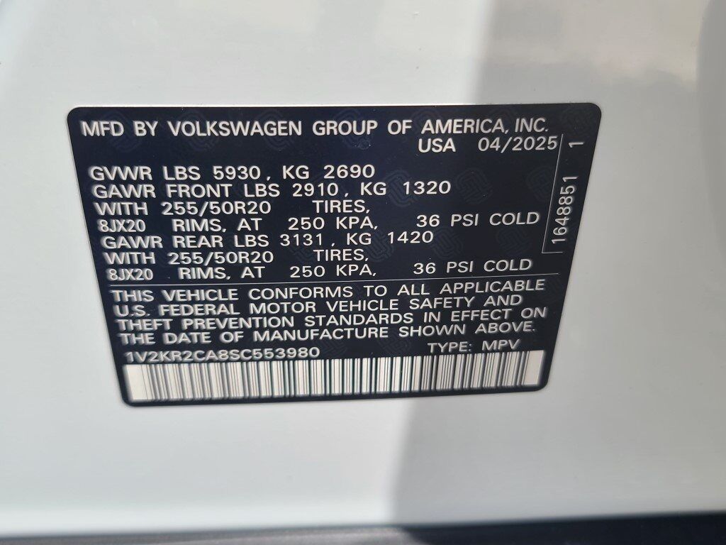 2025 Volkswagen Atlas 2.0T SE w/Technology Springfield VA