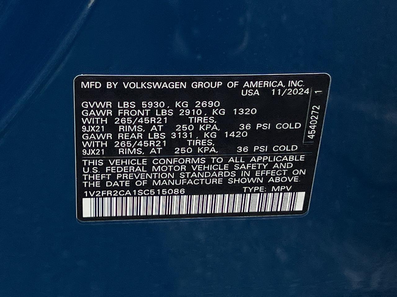 2025 Volkswagen Atlas 2.0T SEL Premium R-Line Hagerstown MD