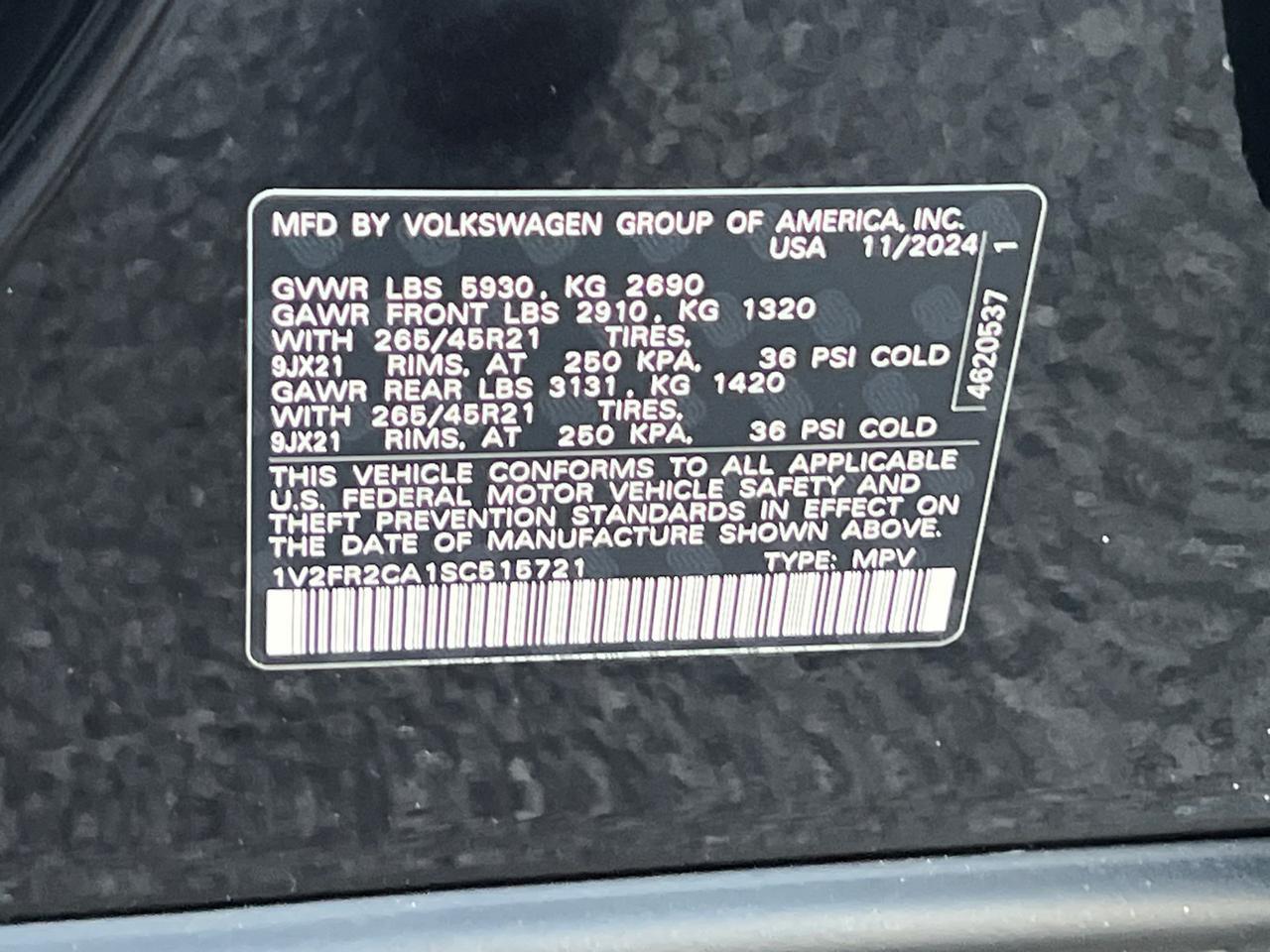 2025 Volkswagen Atlas 2.0T SEL Premium R-Line Hagerstown MD